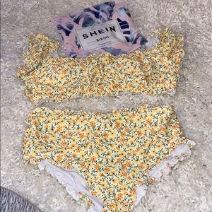 SHEIN high waisted bikini set!